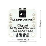 Original MATEKSYS MATEK DIGITAL AIRSPEED SENSOR AS-DLVR-I2C 4~5.5V 5mA for ArduPilot RC Multirotor Airplane DIY FPV Parts